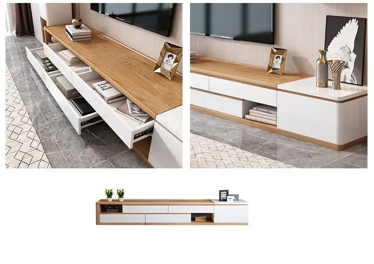 Jasiway Extendable TV Unit Stylish, Adaptable, Perfect for Any Living Room – Modern Luxury Furniture – Furniture Valley Australia