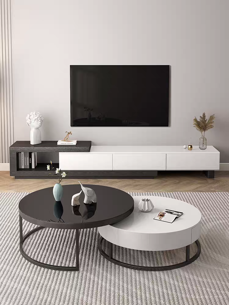 Kaylara Versatile Extendable TV Unit | Spacious Media Storage | Modern Design
