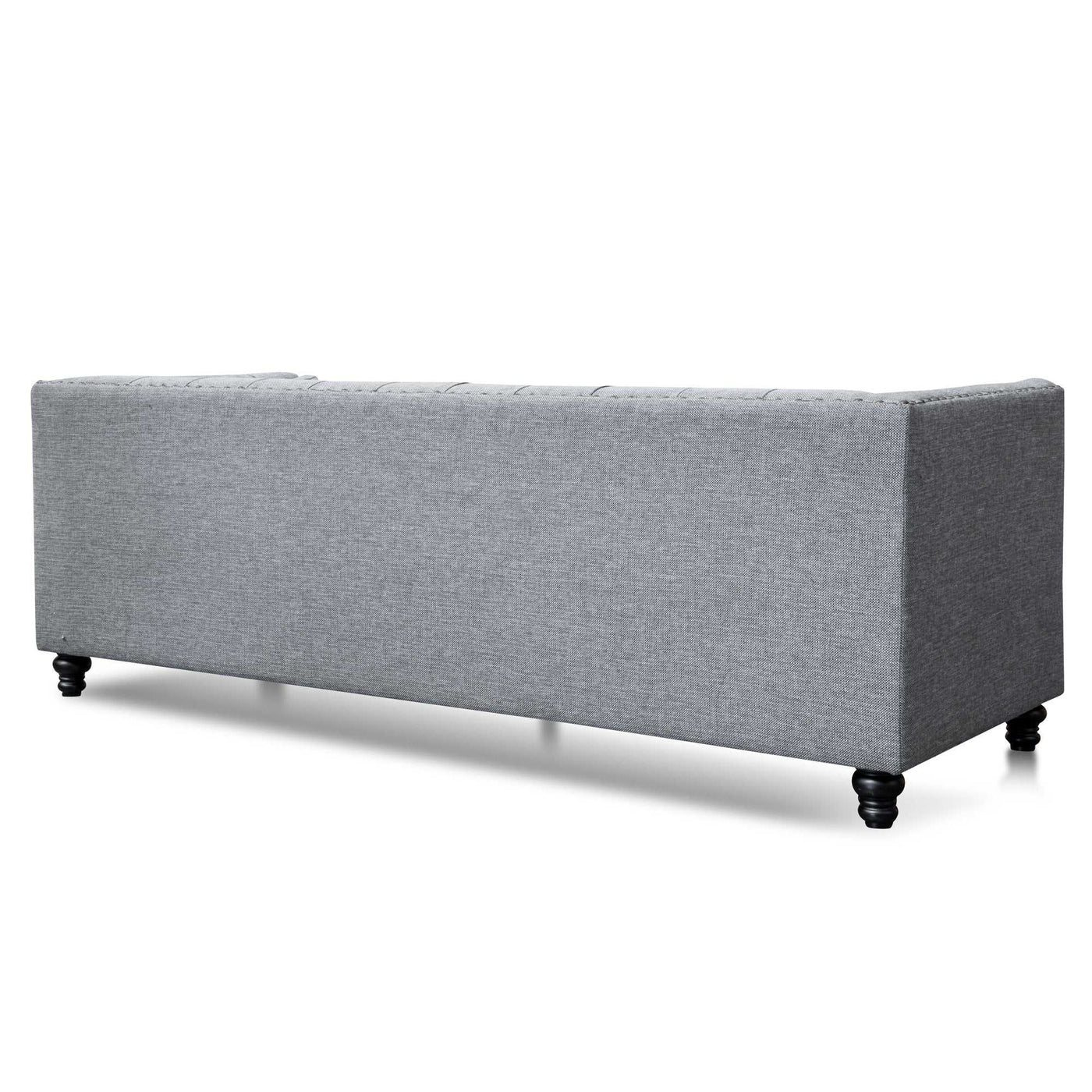 3 Seater Fabric Sofa - Graphite Grey