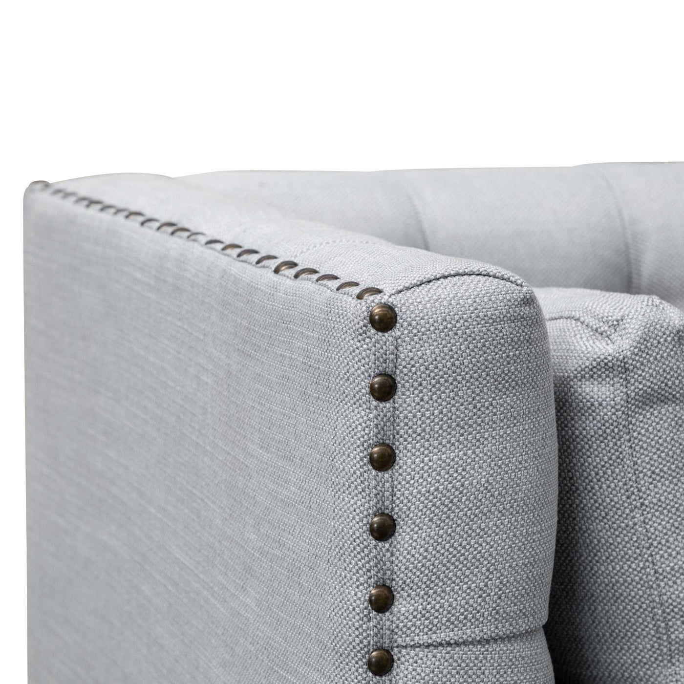 3 Seater Sofa - Light Grey Texture