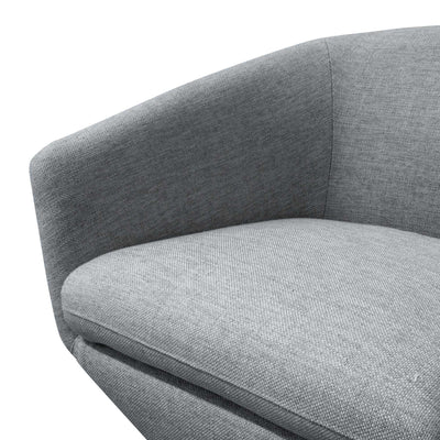 Fabric Lounge Chair - Light Grey