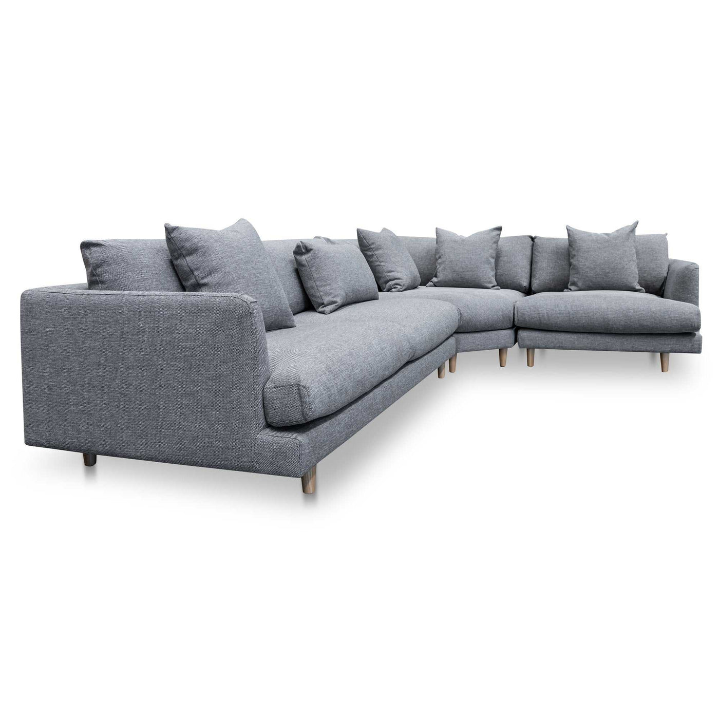 Right Return Modular Sofa - Graphite Grey