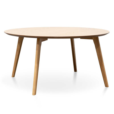90cm Round Coffee Table - Natural