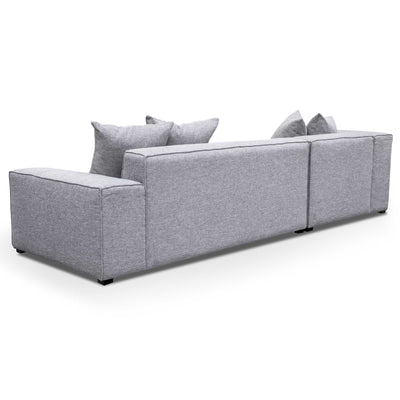 3 Seater Left Chaise Sofa - Graphite Grey