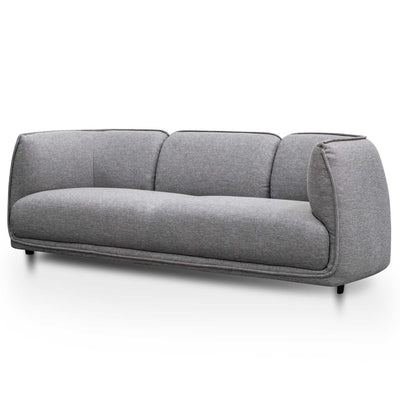 3 Seater Fabric Sofa- Graphite Grey