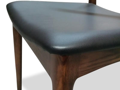 Elbow Dining Chair - Dark Brown
