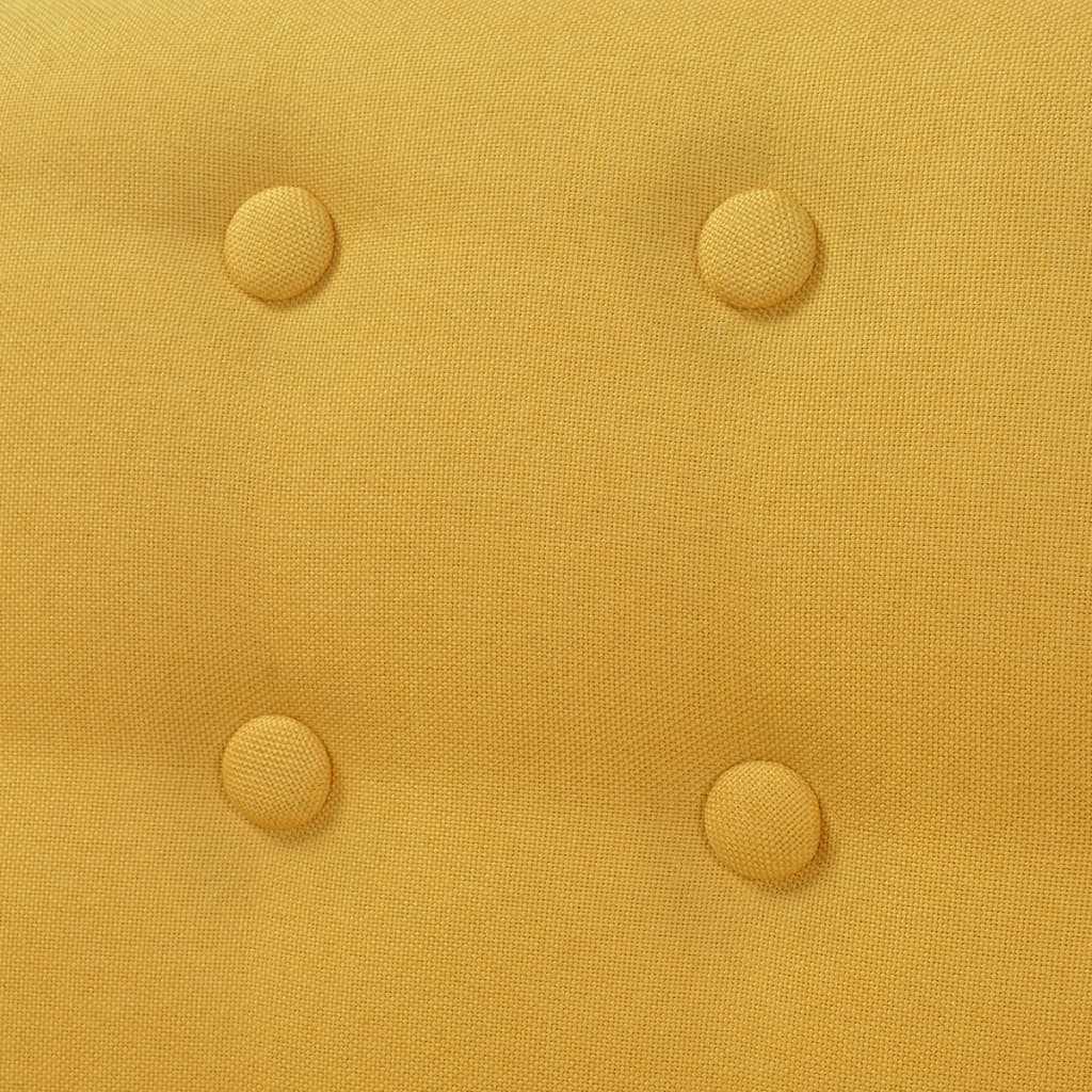 Armchair Yellow Fabric