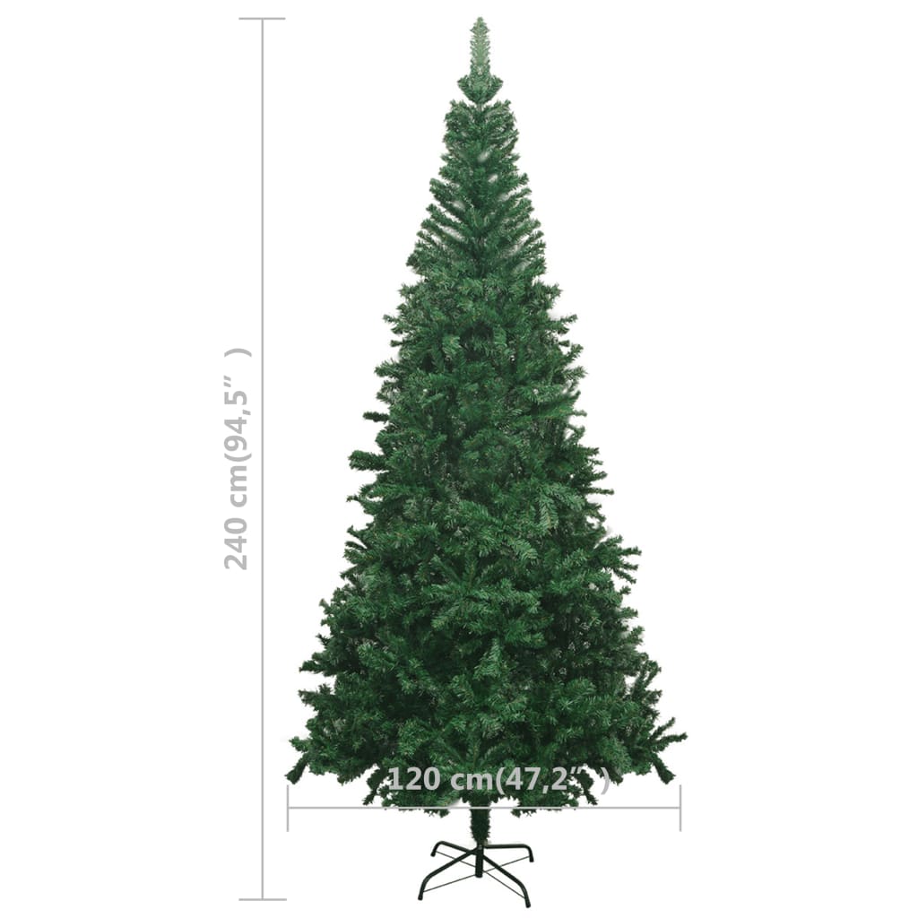 Artificial Christmas Tree L 240 cm Green