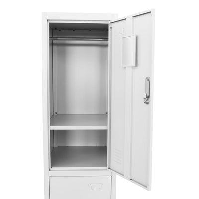 Locker Cabinet with 2 Compartments 38x45x180 cm