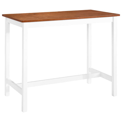 Bar Table Solid Wood 108x60x91 cm