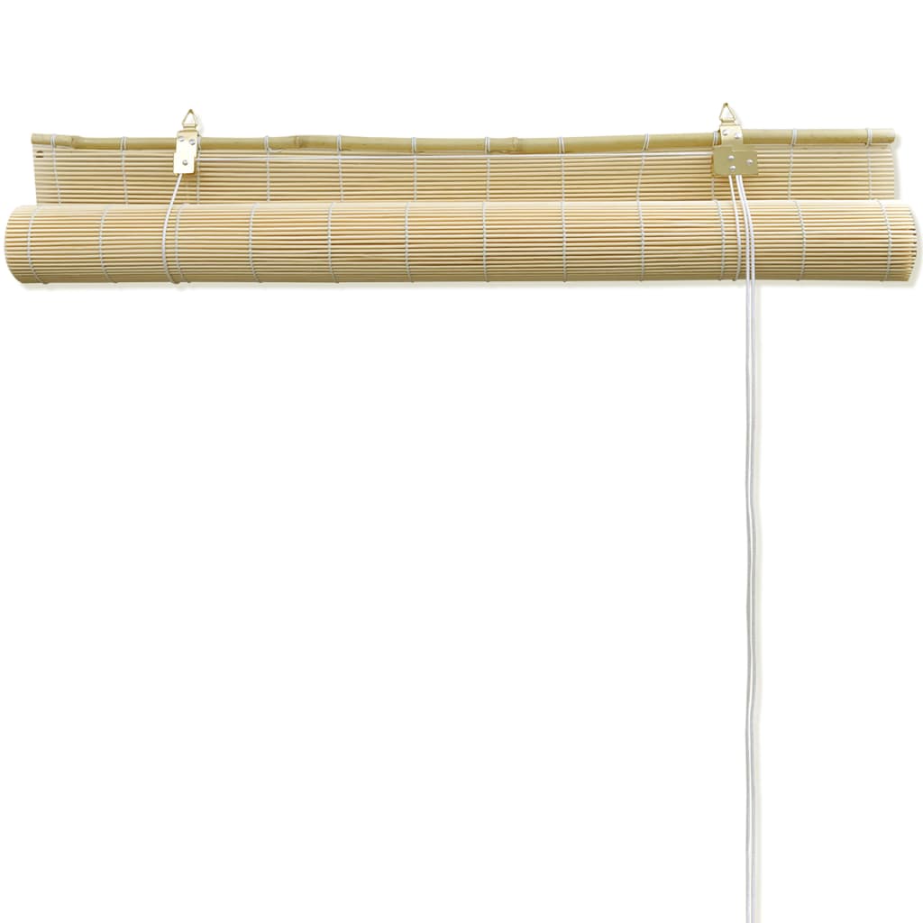 Roller Blind Bamboo 80x220 cm Natural