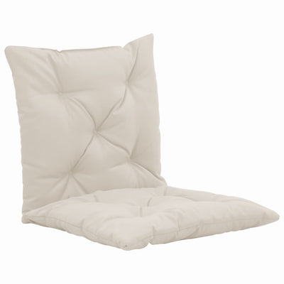 Swing Chair Cushions 2 pcs Cream 50 cm Fabric