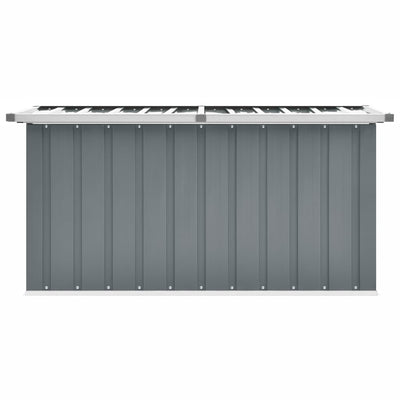 Garden Storage Box Grey 129x67x65 cm