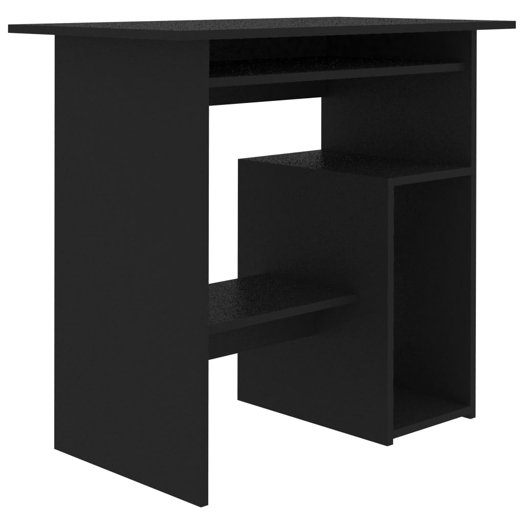 Desk Black 80x45x74 cm Chipboard