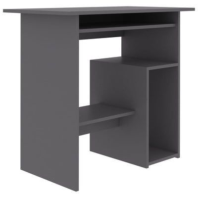 Desk Grey 80x45x74 cm Chipboard
