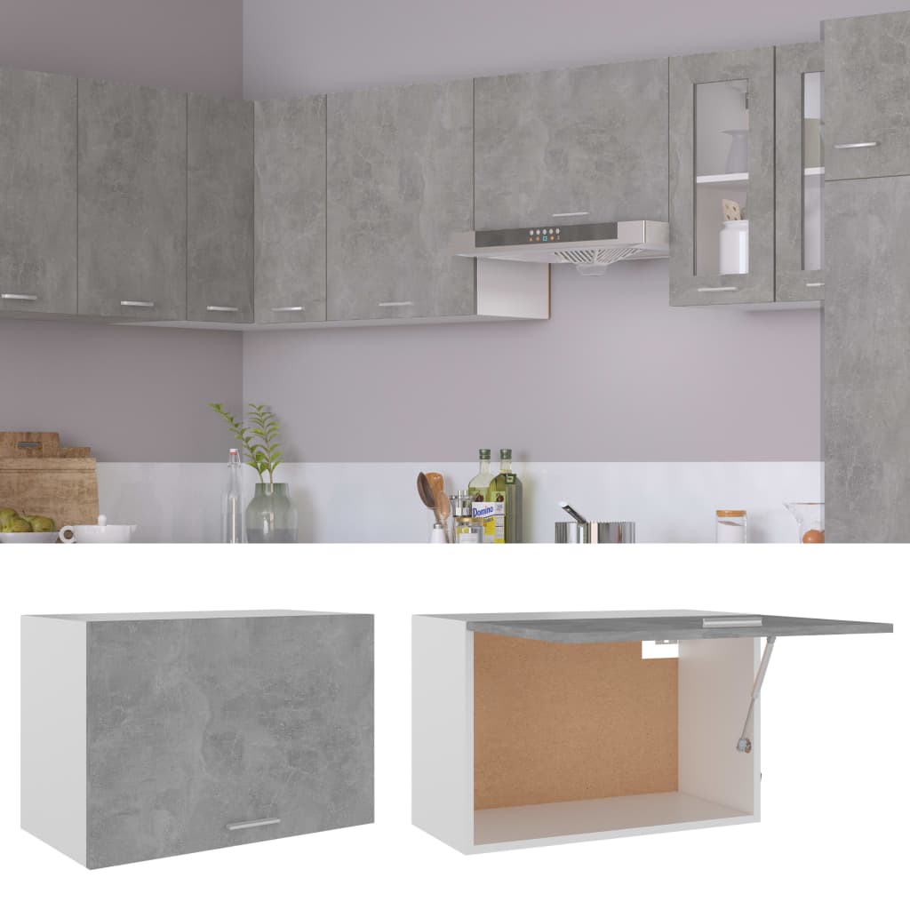 Top Cabinet - Concrete Grey 60cm