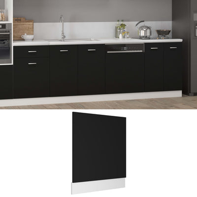 Black - Dishwasher Panel