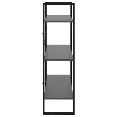 Book Cabinet Grey 80x30x105 cm Chipboard