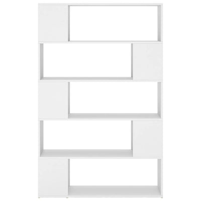 Book Cabinet Room Divider White 100x24x155 cm Chipboard