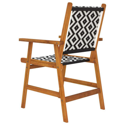 Garden Chairs 6 pcs Solid Acacia Wood