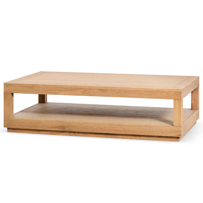 1.4m Wooden Coffee Table - Distress Natural