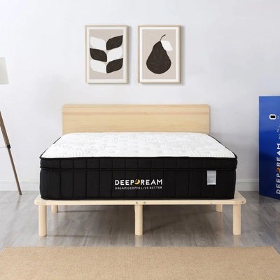 Charcoal Infused Super Firm Pocket Mattress - Queen