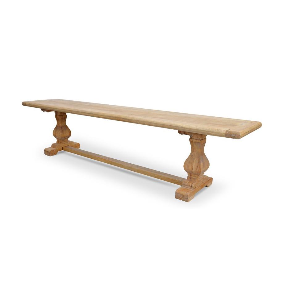 2m Reclaimed ELM Wood Bench - Natural