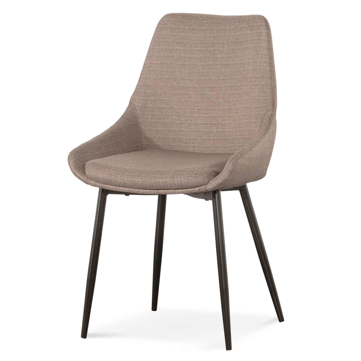 Dining Chair in Brown Grey (Set of 2)