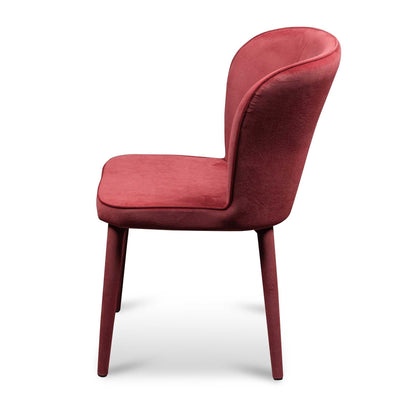 Dining Chair - Ruby Red Velvet
