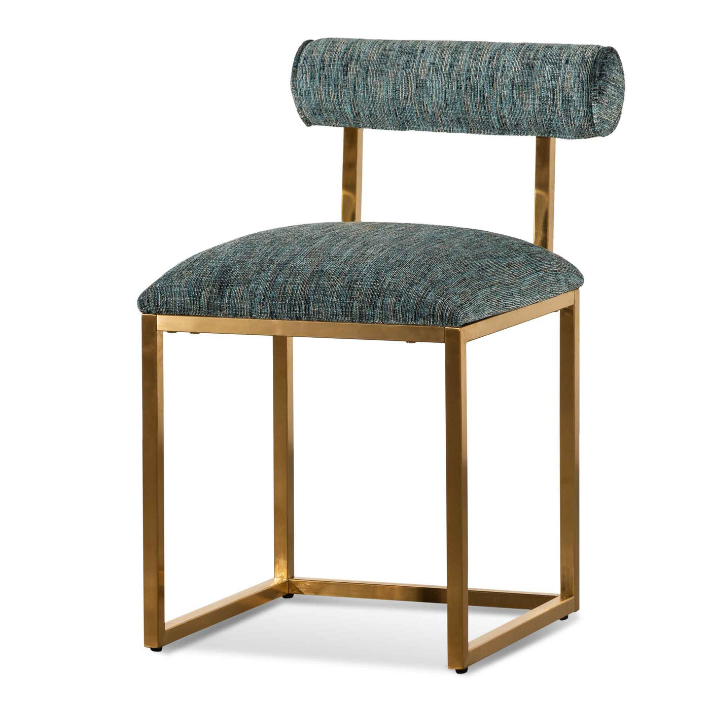 Emerald Green Occasional Chair - Brushed Gold Base