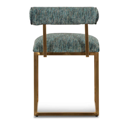 Emerald Green Occasional Chair - Brushed Gold Base
