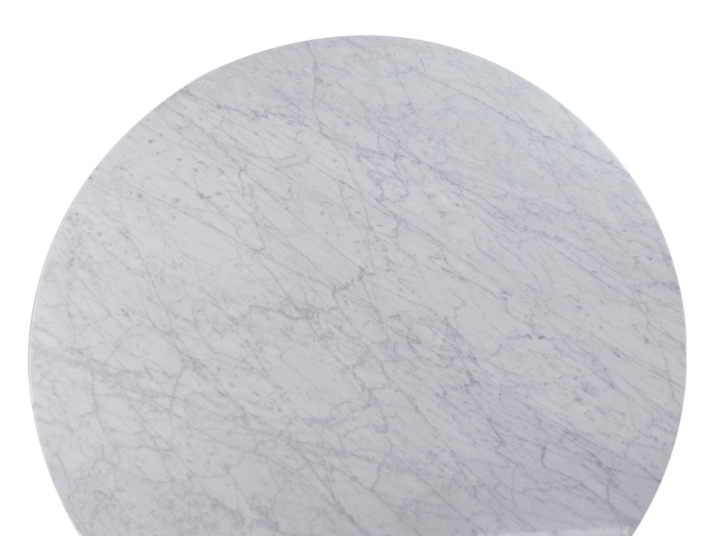 1.15m Marble Round Dining Table - Natural