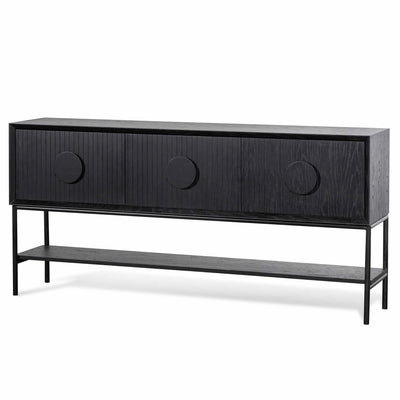 1.8m Console Table - Black