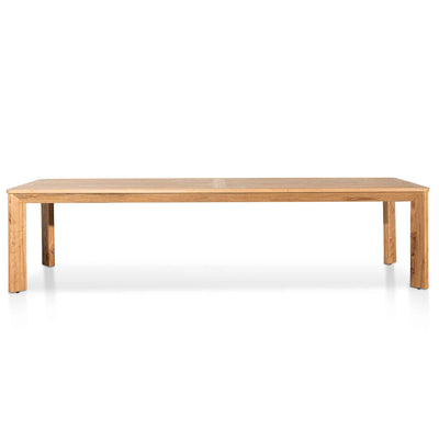 3m Wooden Dining Table - Distress Natural
