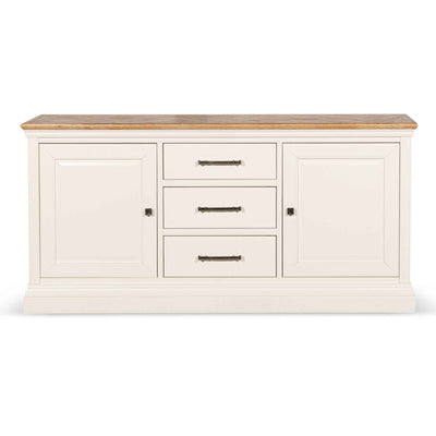 1.8m Sideboard Unit - White with Natural Top