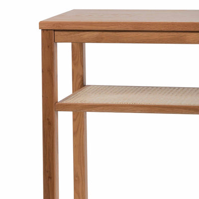 1.10m Wooden Console Table - Natural