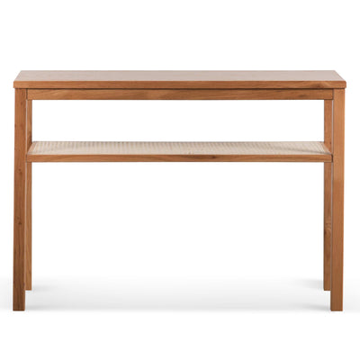 1.10m Wooden Console Table - Natural