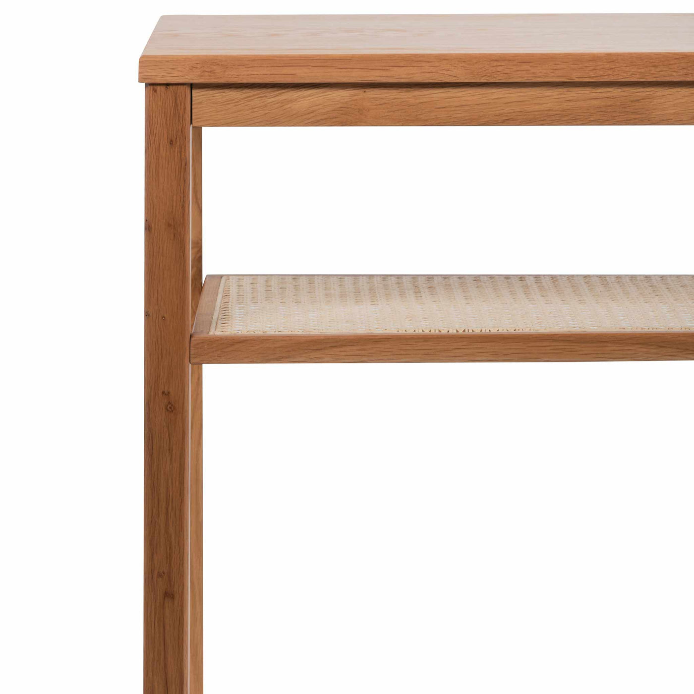 1.10m Wooden Console Table - Natural