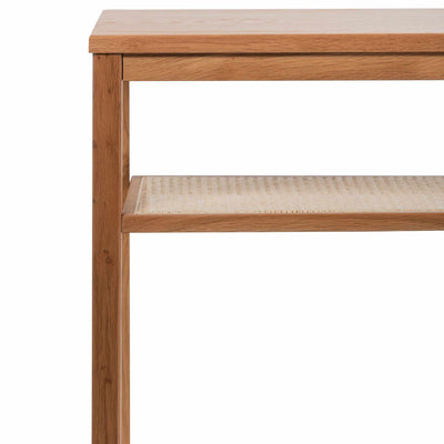 1.10m Wooden Console Table - Natural
