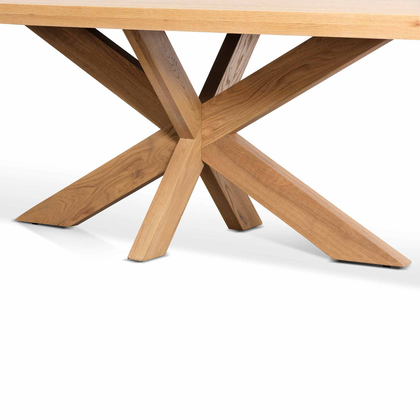 2.2m Wooden Dining Table - Distress Natural