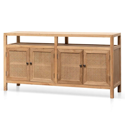 1.6m Sideboard Unit - Natural with Rattan Doors