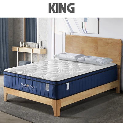King - Latex - Cool Gel Memory Foam Mattress 5 Zone 34cm