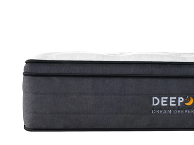 King - Latex Foam 34cm - Euro Top Mattress - 5 Zone Pocket Spring