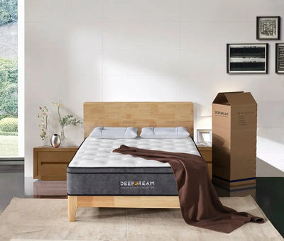 King Single - Latex Foam 34cm - Euro Top Mattress - 5 Zone Pocket Spring