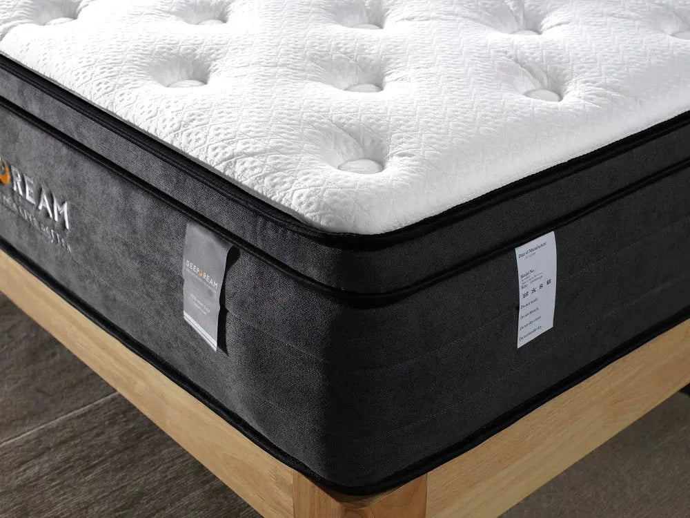 King Single - Latex Foam 34cm - Euro Top Mattress - 5 Zone Pocket Spring