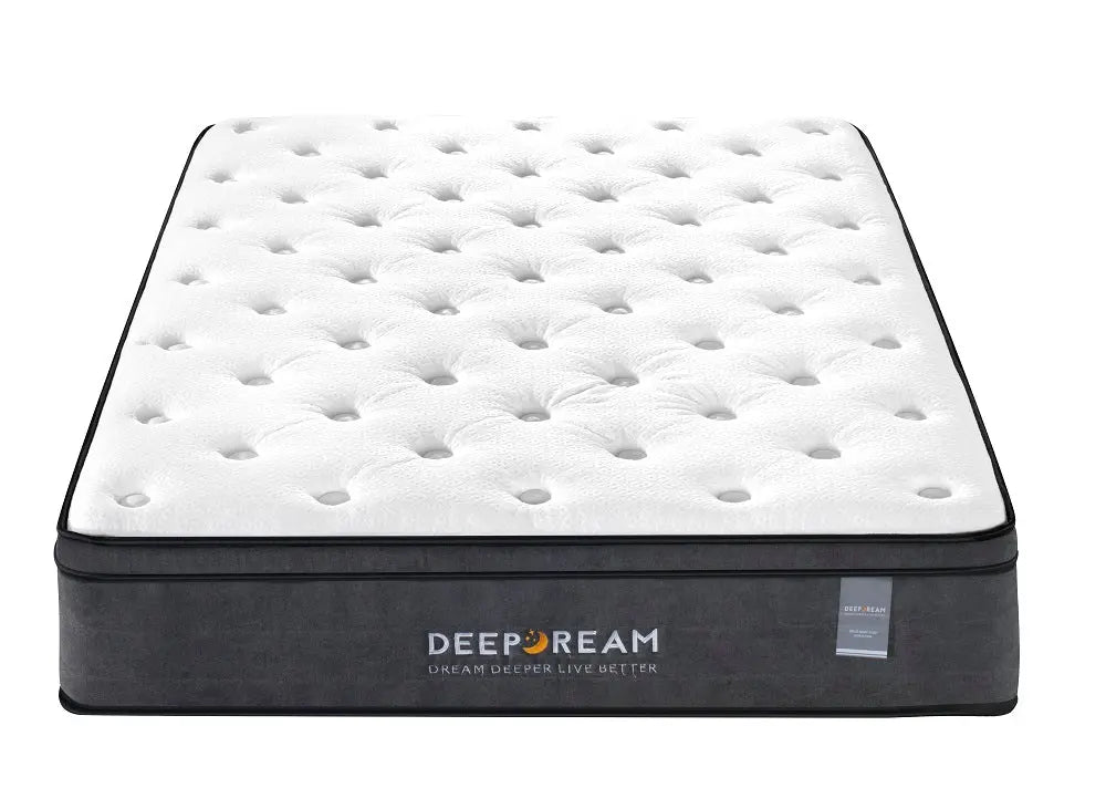 King Single - Latex Foam 34cm - Euro Top Mattress - 5 Zone Pocket Spring