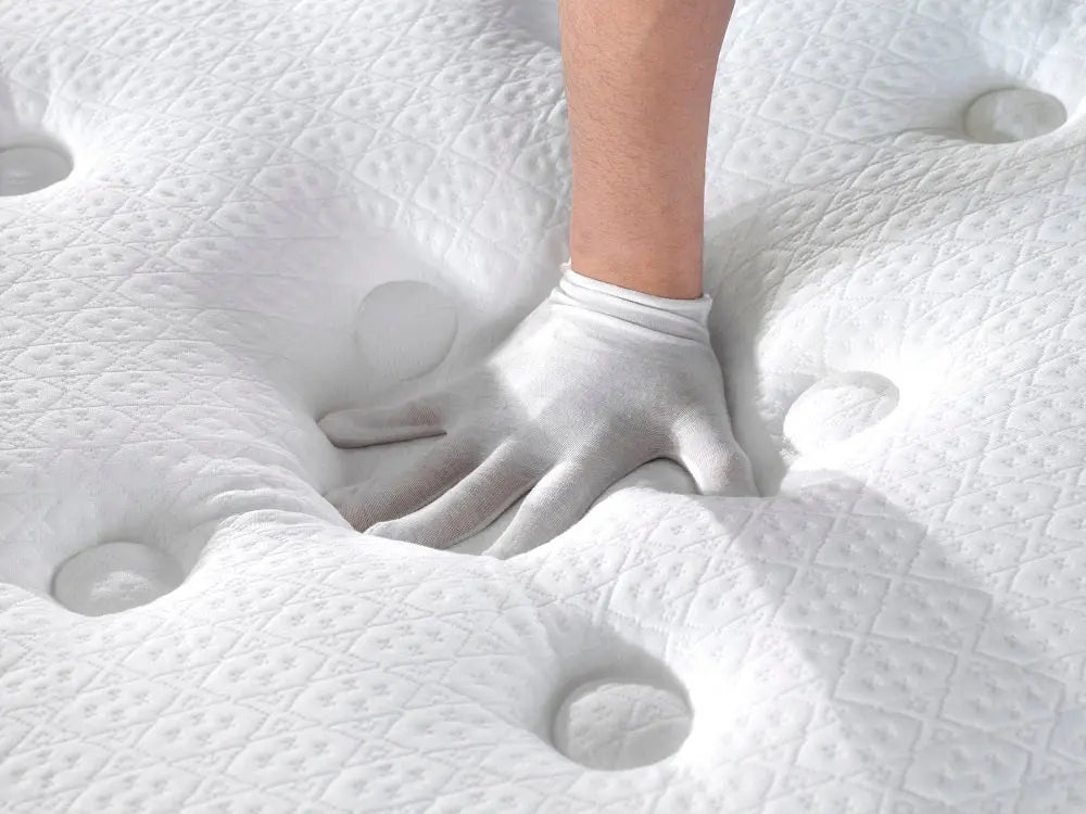 King Single - Latex Foam 34cm - Euro Top Mattress - 5 Zone Pocket Spring
