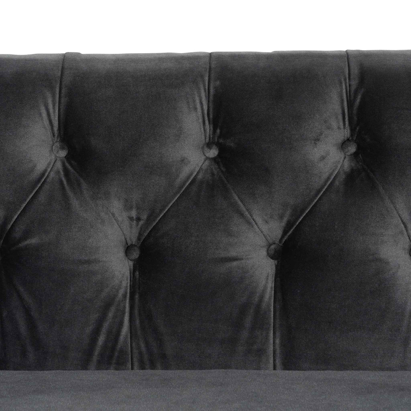 3 Seater Sofa - Cosmic Grey Velvet