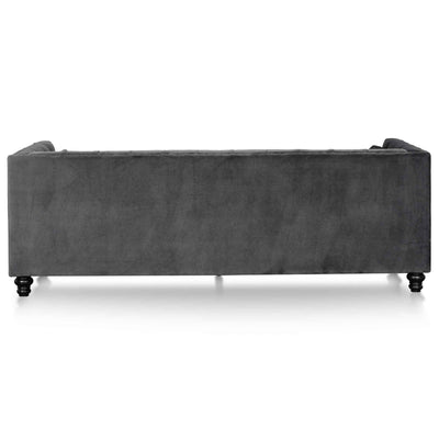 3 Seater Sofa - Cosmic Grey Velvet