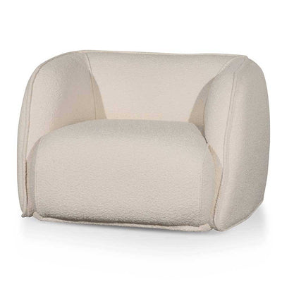 Fabric Armchair - Ivory